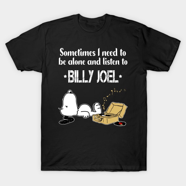 Billy Joel // Aesthetic Vinyl Record Vintage // T-Shirt by BlackAlife